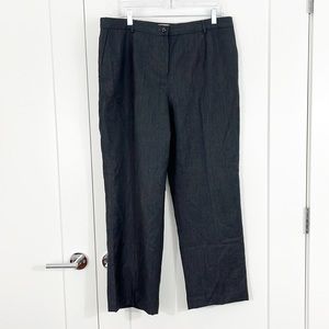 Vintage Pendleton Size 16 Petite Gray Wool Dress Pants Trousers with Pockets